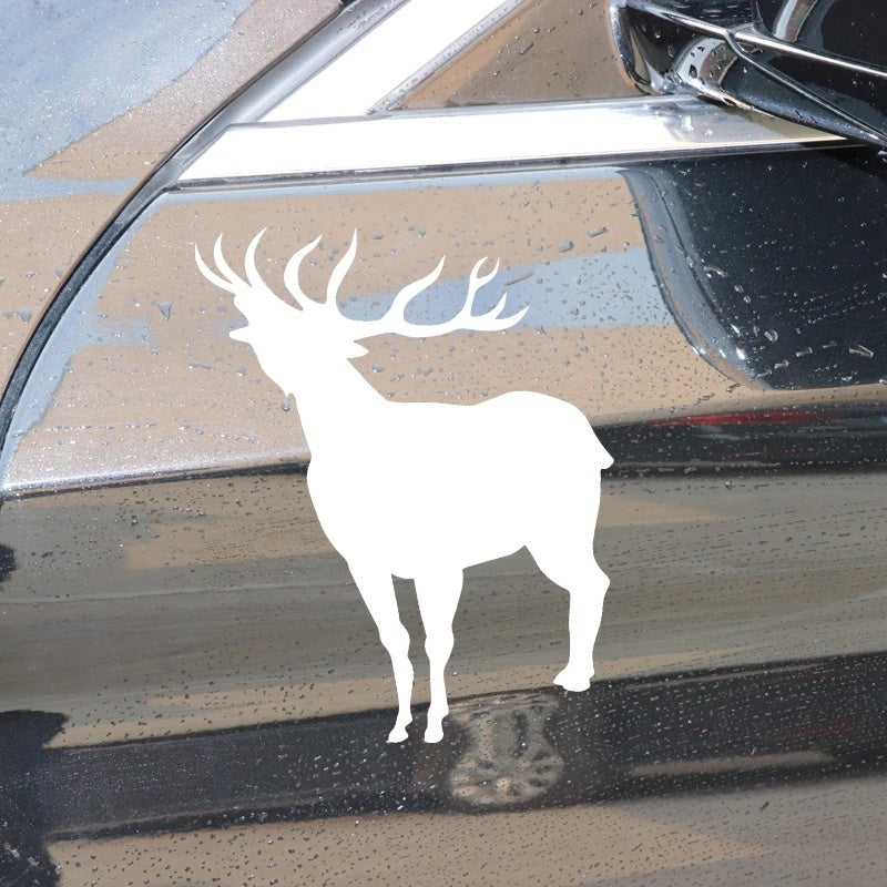 12.9cm*16.6cm Vinyl Decals Deer Animal Car Sticker Accessories Laptop Home Decoration