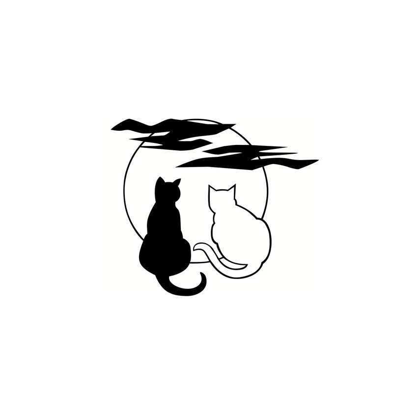 15.2cm*13cm Art Car Sticker Waterproof Window Door Decals Animal Car Styling Home Decoration