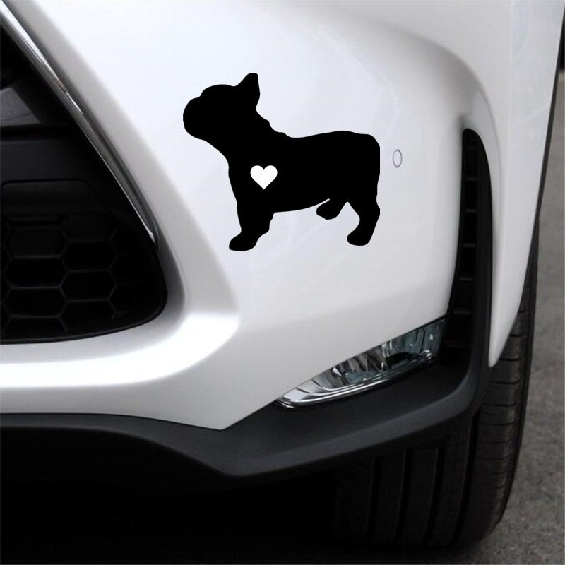 14cm*12.7cm Dog Car Sticker Home Decoration Vinyl Decals Car Window Decal