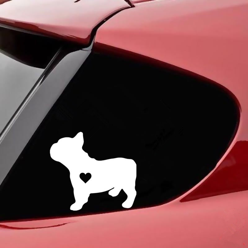 14cm*12.7cm Dog Car Sticker Home Decoration Vinyl Decals Car Window Decal
