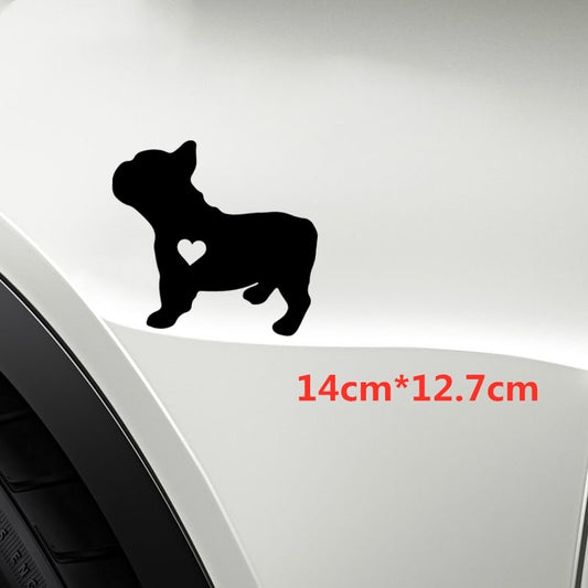 14cm*12.7cm Dog Car Sticker Home Decoration Vinyl Decals Car Window Decal