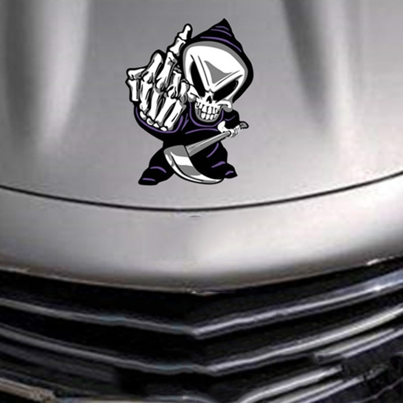 13x10cm 2X 3D Waterproof Car Sticker Biker Motorcycle Car Auto Matte PVC Stickers Motorcycle Accessories Sticker Decal Funny Vinyl on Car Styling