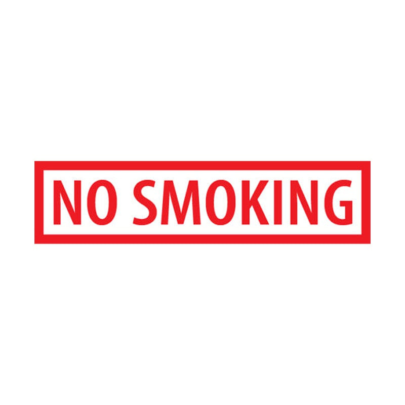 8*2“ NO SMOKING Sticker Sign Vinyl Decal - Door Window Wall