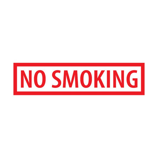 8*2“ NO SMOKING Sticker Sign Vinyl Decal - Door Window Wall