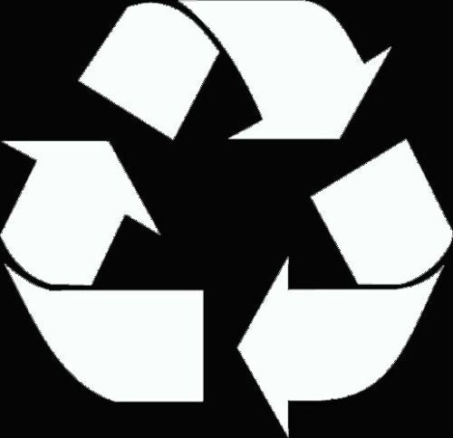 2”, 4“, 5.5” Recycle Symbol Vinyl Decal Sticker Work Home Renew and Reuse PICK SIZE & COLOR