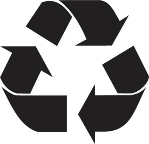 2”, 4“, 5.5” Recycle Symbol Vinyl Decal Sticker Work Home Renew and Reuse PICK SIZE & COLOR