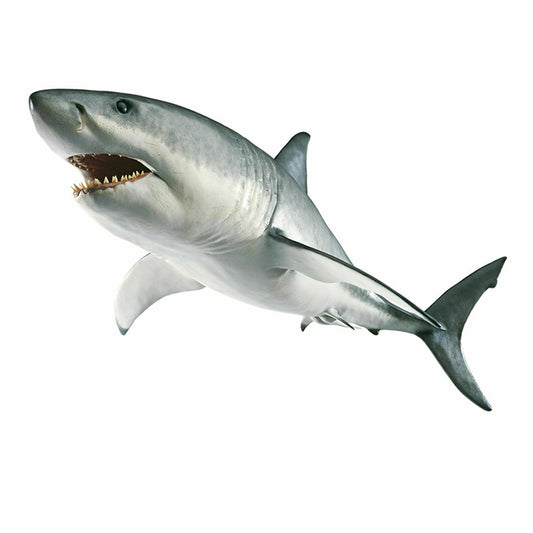140mm long  Great White Shark Sticker Self Adhesive Vinyl Jaws