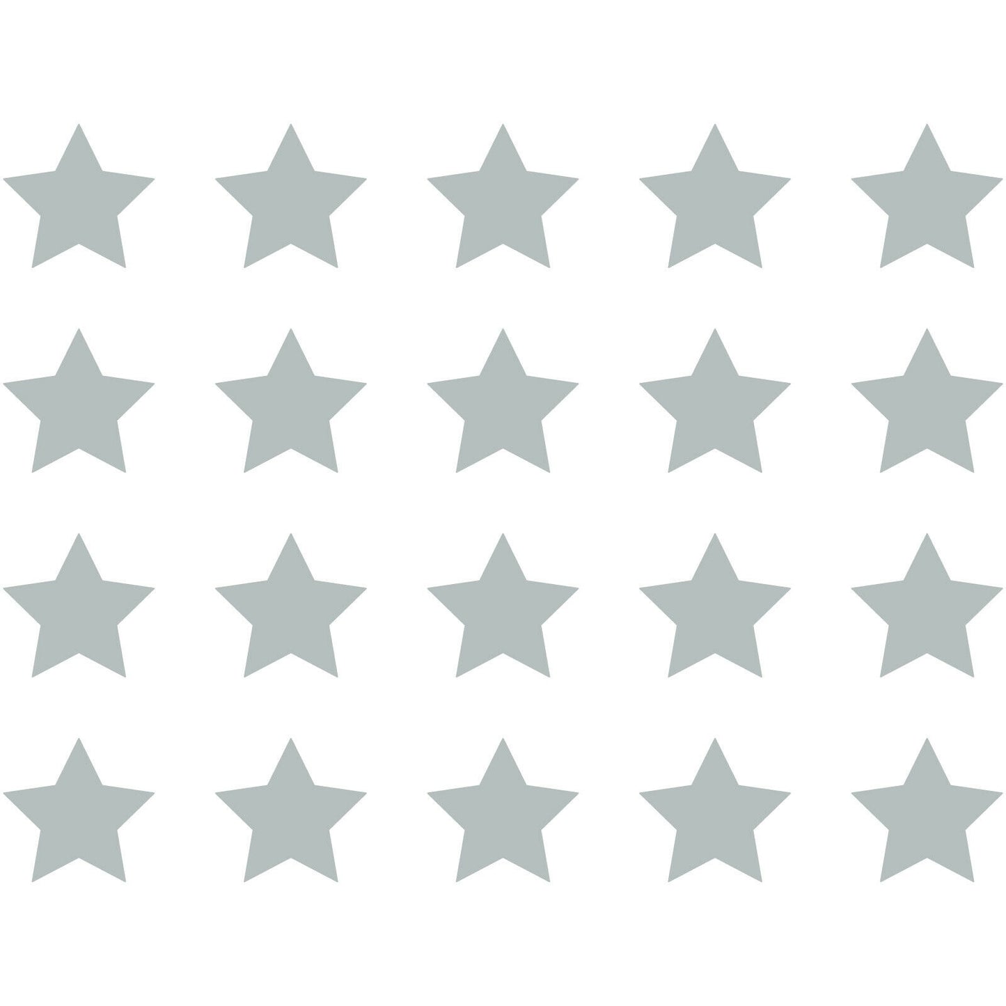 1"inch 20pcs Star Pack Vinyl Decal Car Window Sticker Shapes Art