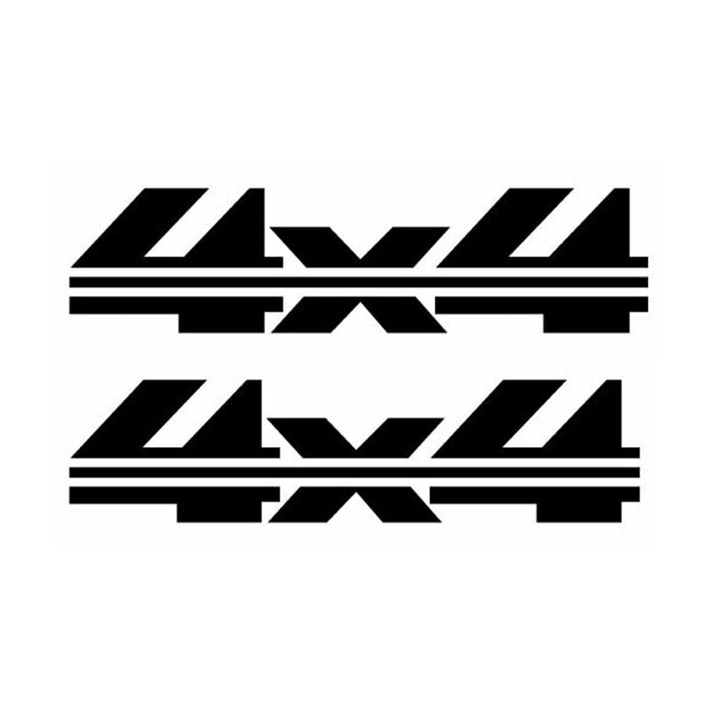 200mm x 50mm 4x4 CAR STICKER Set 4WD Decal 4x4 UTE sticker