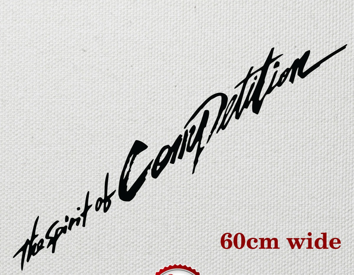Spirit Of Competition Ralliart Sticker Decal Vinyl Jdm Car Banner Car Stickers