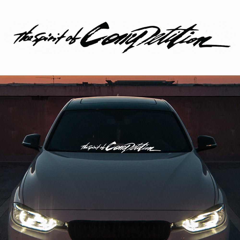 Spirit Of Competition Ralliart Sticker Decal Vinyl Jdm Car Banner Car Stickers