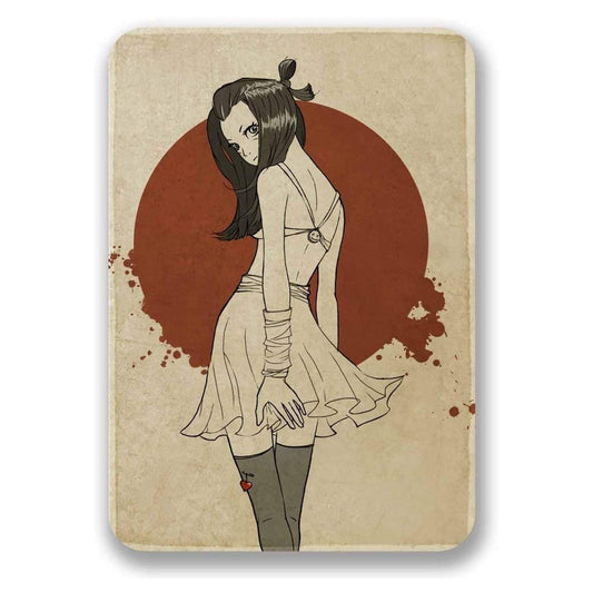 Japanese Anime Girl Funny Car Sticker And Decal for Windows, Cars, SUV, Trucks
