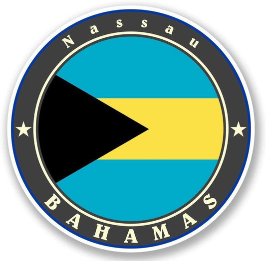 Nassau Bahamas Car Sticker And Decal for Windows, Cars, SUV, Trucks