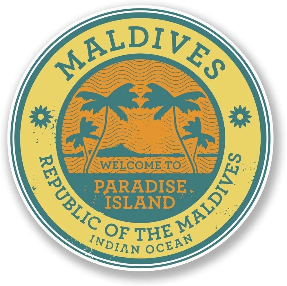 Maldives Car Sticker And Decal for Windows, Cars, SUV, Trucks