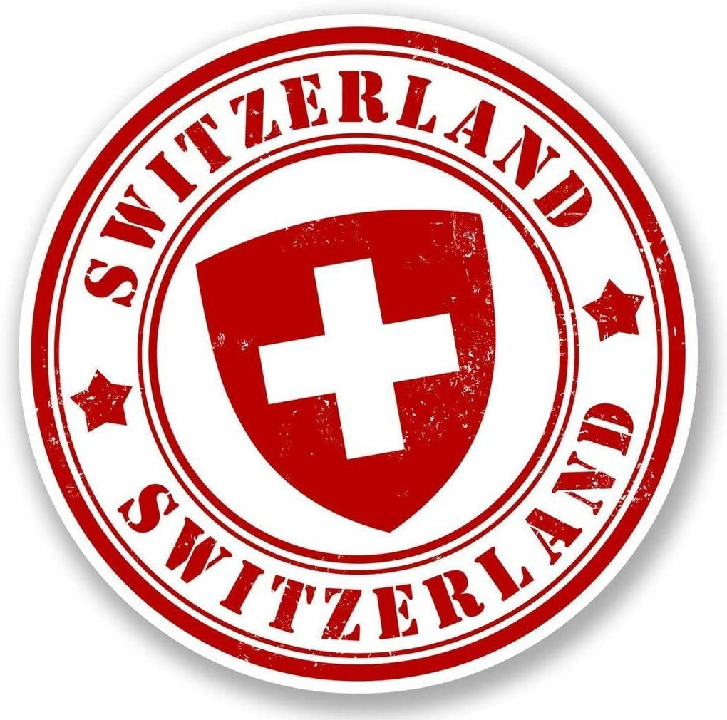 Switzerland Funny Vinyl Decal Sticker for Car, Truck, Window, Bumper