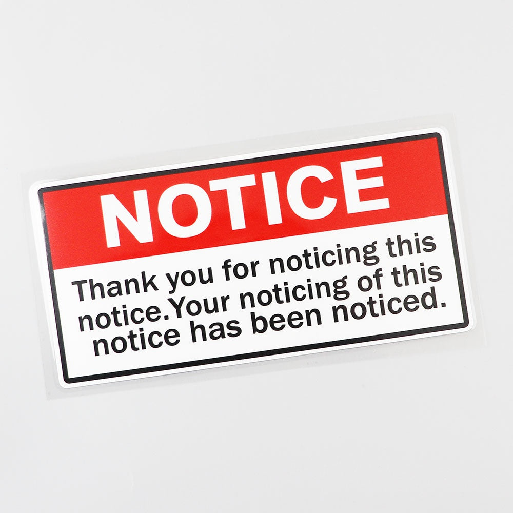 Warning Joke Tools Notice Funny Vinyl Decal Sticker for Car, Truck, Window, Bumper 2Pcs