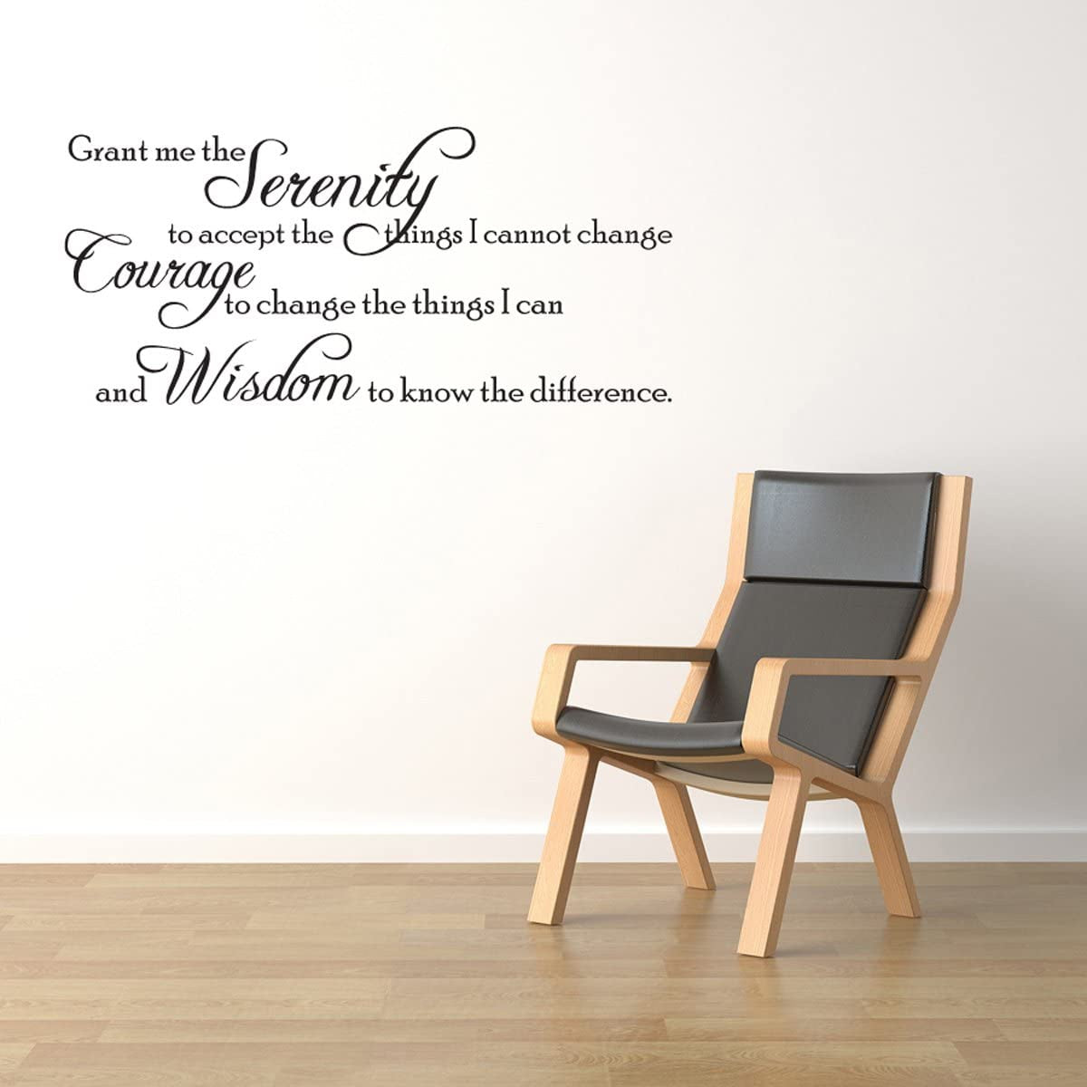 Grant me The Serenity to Accept The Things Wall Quote Wall Sticker Wall Decals Quotes Bedtime Prayer