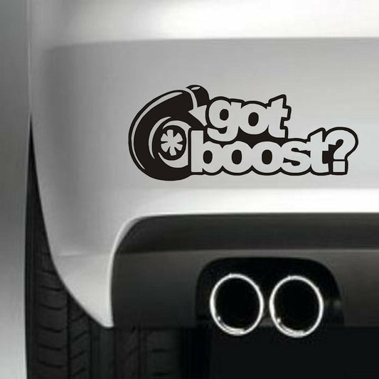 Got Boost Vinyl Sticker Decal for Car Truck Window Bumper Black