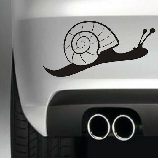 Lovely Snail Vinyl Sticker Decal for Car Truck Window Bumper Black