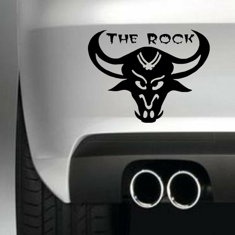 The Rock Animal Vinyl Sticker Decal for Car Truck Window Bumper Black