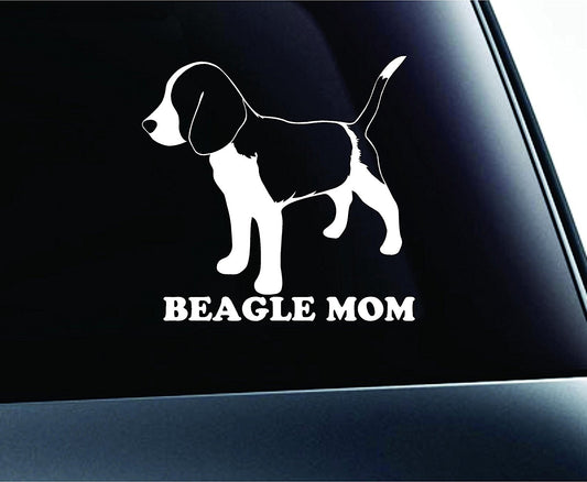 High-quality Beagle Mom Dog Symbol Decal Funny Car Truck Sticker Window