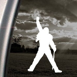 Hot Queen Decal Freddie Mercury Car Truck Window Sticker