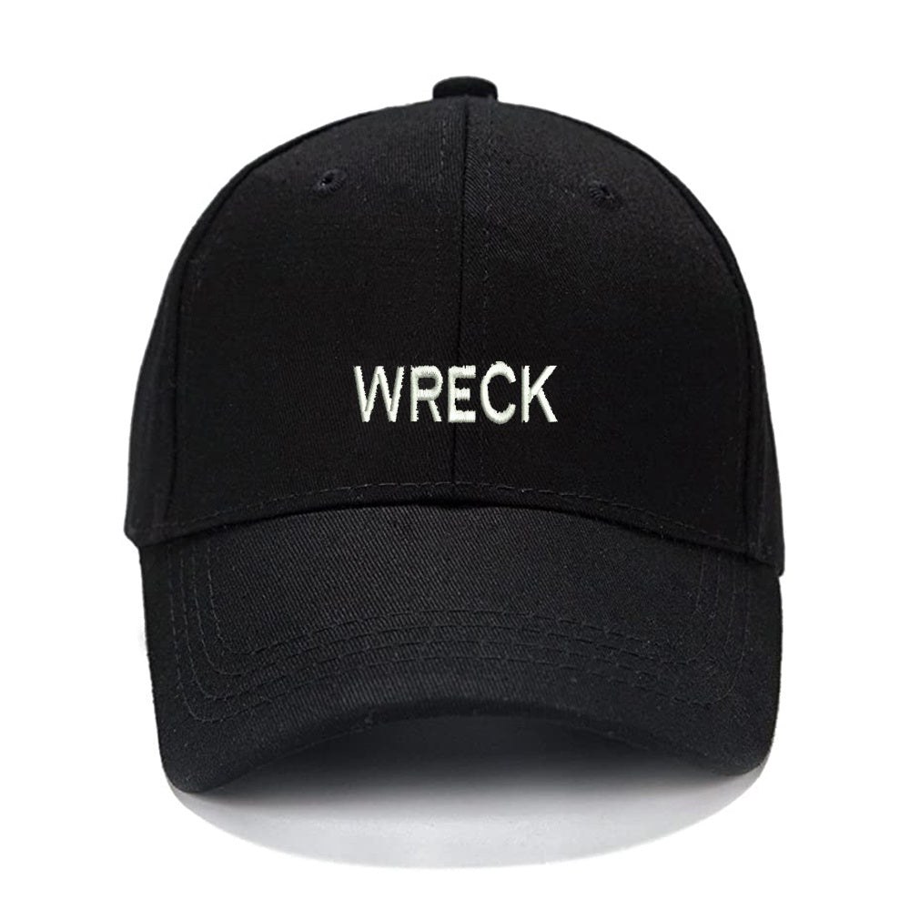 Wreck Boating Hat Men Women Unisex Baseball Cap Classic Low Profile Adjustable Strapback Baseball Cap Dad-Hat
