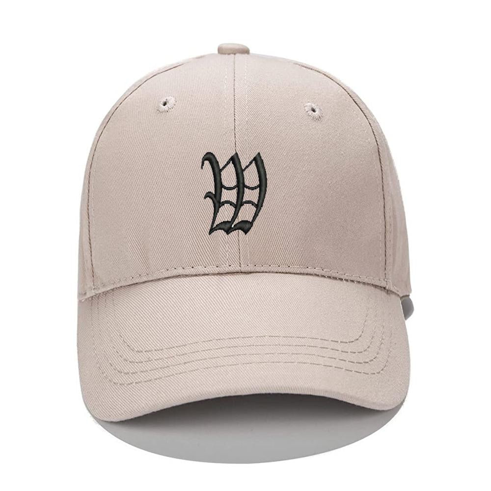 Lucky Old English Letters W Men Women Unisex Baseball Cap Classic Low Profile Adjustable Strapback Baseball Cap Dad-Hat