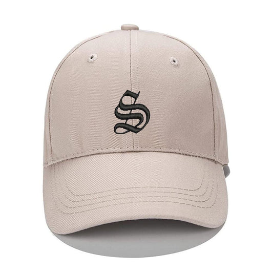Lucky Old English Letters S Men Women Unisex Baseball Cap Classic Low Profile Adjustable Strapback Baseball Cap Dad-Hat