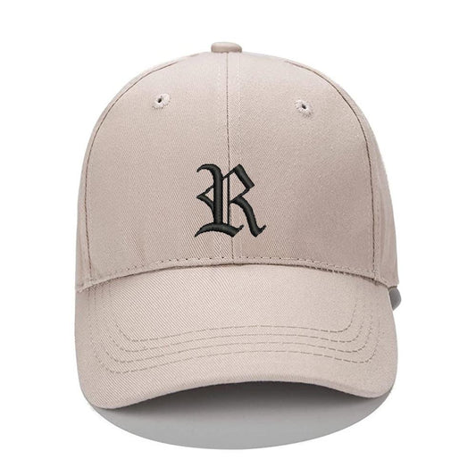 Lucky Old English Letters R Men Women Unisex Baseball Cap Classic Low Profile Adjustable Strapback Baseball Cap Dad-Hat