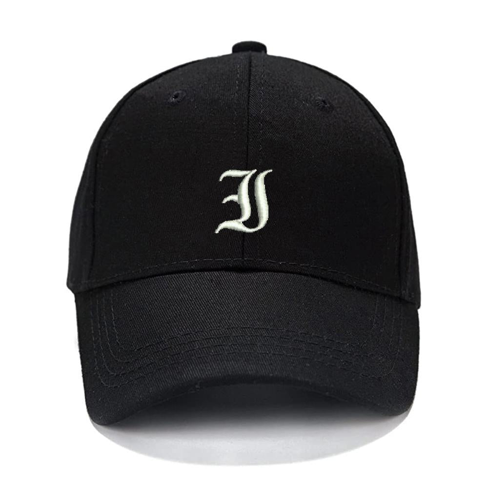 Lucky Old English Letters I Men Women Unisex Baseball Cap Classic Low Profile Adjustable Strapback Baseball Cap Dad-Hat