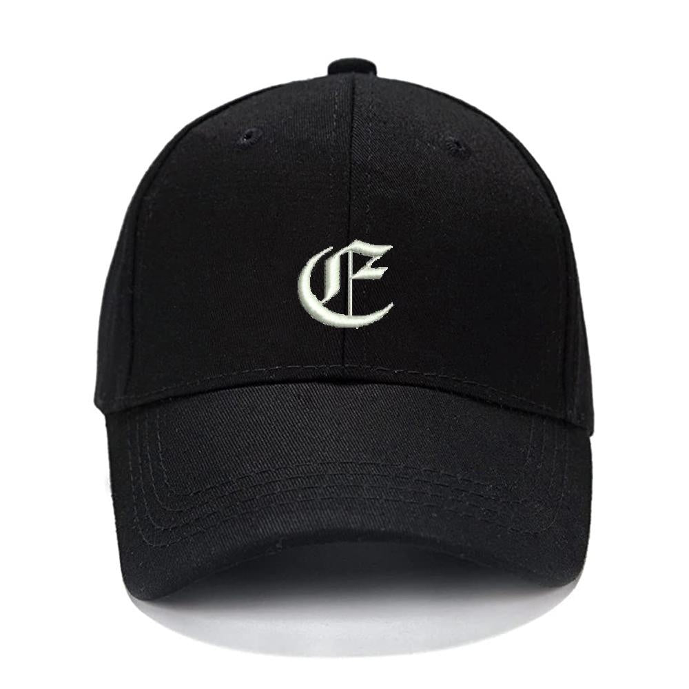 Lucky Old English Letters E Men Women Unisex Baseball Cap Classic Low Profile Adjustable Strapback Baseball Cap Dad-Hat