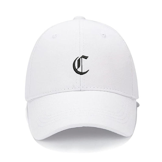 Lucky Old English Letters C Men Women Unisex Baseball Cap Classic Low Profile Adjustable Strapback Baseball Cap Dad-Hat