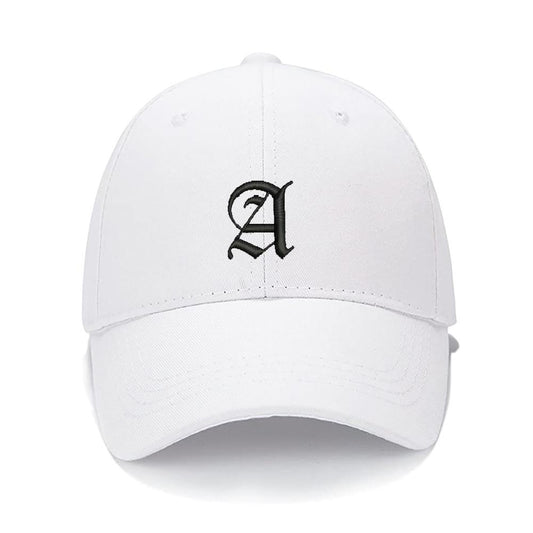 Lucky Old English Letters A Men Women Unisex Baseball Cap Classic Low Profile Adjustable Strapback Baseball Cap Dad-Hat