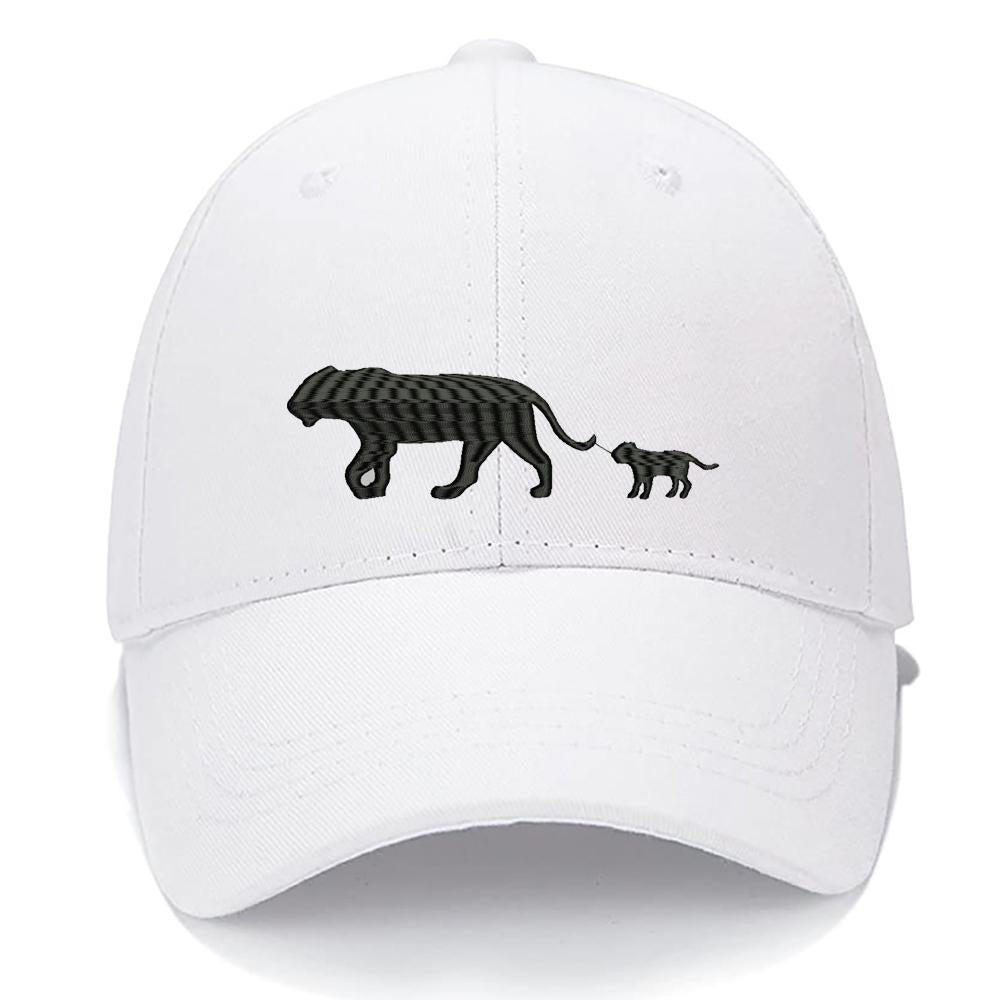 Tiger mother and baby Men Women Unisex Baseball Cap Classic Low Profile Adjustable Strapback Baseball Cap Dad-Hat