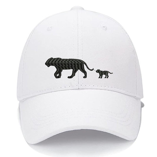 Tiger mother and baby Men Women Unisex Baseball Cap Classic Low Profile Adjustable Strapback Baseball Cap Dad-Hat