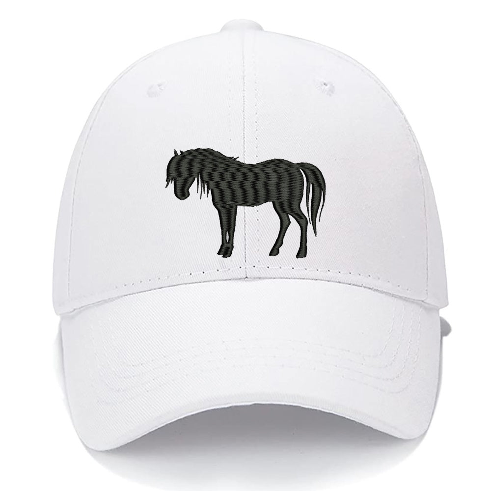 Fine Horse Men Women Unisex Baseball Cap Classic Low Profile Adjustable Strapback Baseball Cap Dad-Hat