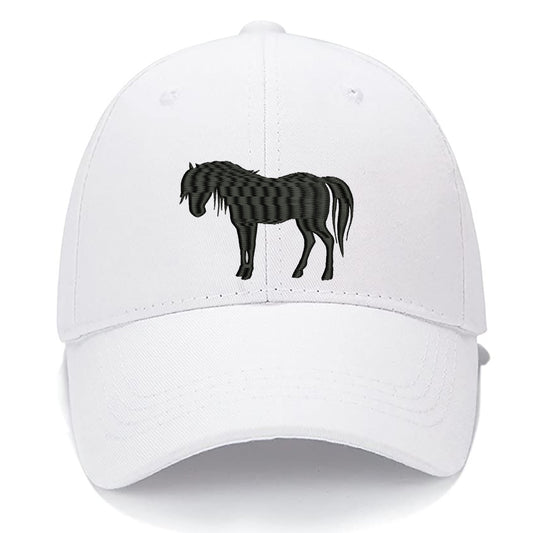 Fine Horse Men Women Unisex Baseball Cap Classic Low Profile Adjustable Strapback Baseball Cap Dad-Hat