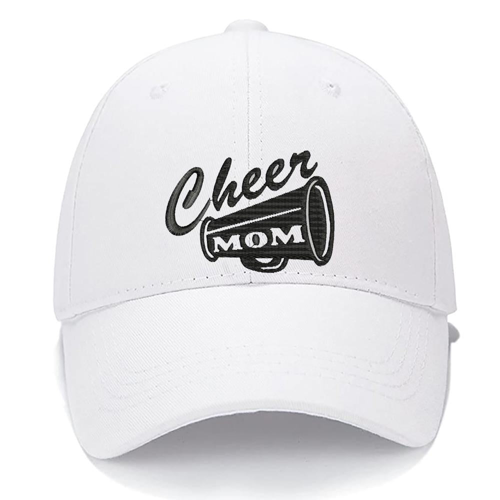 Cheer Mom Men Women Unisex Baseball Cap Classic Low Profile Adjustable Strapback Baseball Cap Dad-Hat