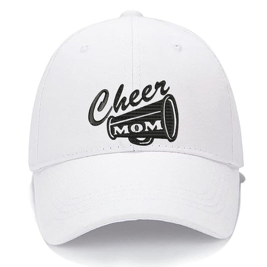 Cheer Mom Men Women Unisex Baseball Cap Classic Low Profile Adjustable Strapback Baseball Cap Dad-Hat