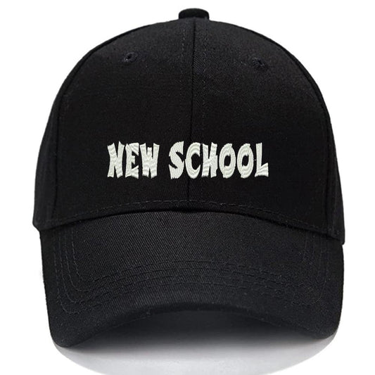 New School 4 Men Women Unisex Baseball Cap Classic Low Profile Adjustable Strapback Baseball Cap Dad-Hat