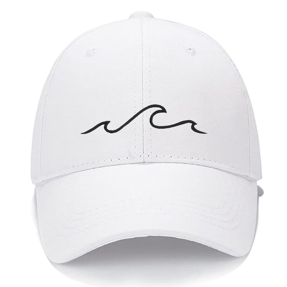 Ocean Wave Men Women Unisex Baseball Cap Classic Low Profile Adjustable Strapback Baseball Cap Dad-Hat