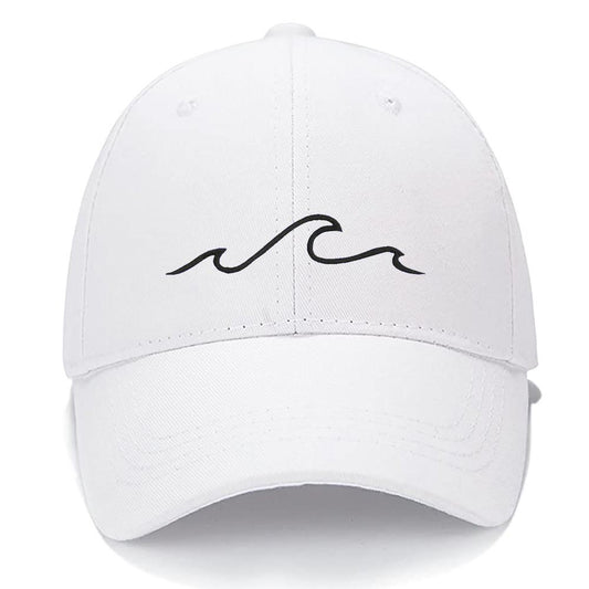Ocean Wave Men Women Unisex Baseball Cap Classic Low Profile Adjustable Strapback Baseball Cap Dad-Hat