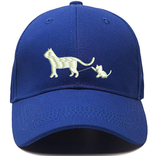 Cat Mother and Baby Men Women Unisex Baseball Cap Classic Low Profile Adjustable Strapback Baseball Cap Dad-Hat