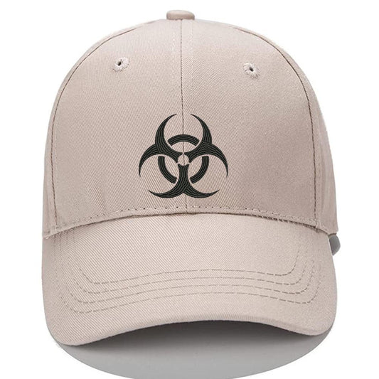 Radioactive biohazard symbol logo Men Women Unisex Baseball Cap Classic Low Profile Adjustable Strapback Baseball Cap Dad-Hat