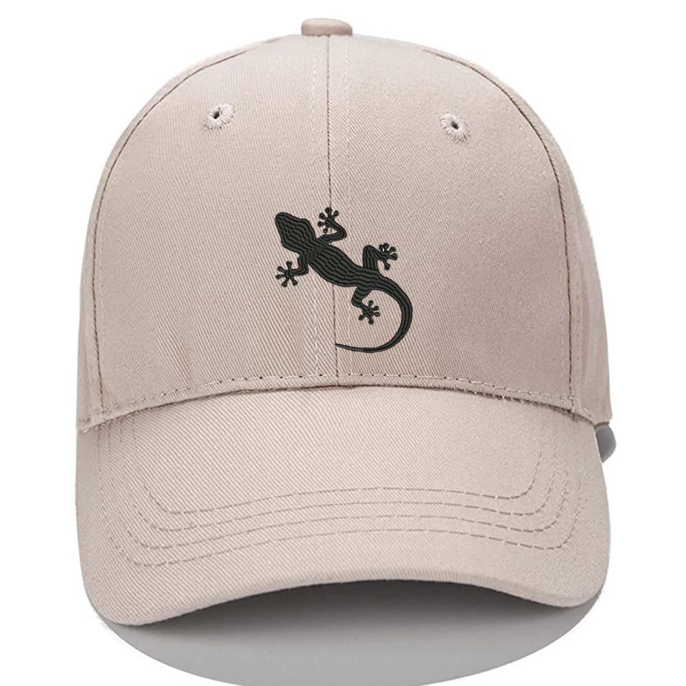 Lizard Gecko Reptile Men Women Unisex Baseball Cap Classic Low Profile Adjustable Strapback Baseball Cap Dad-Hat