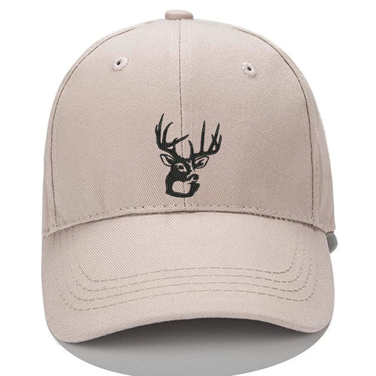 Hunting hunt buck deer head Men Women Unisex Baseball Cap Classic Low Profile Adjustable Strapback Baseball Cap Dad-Hat