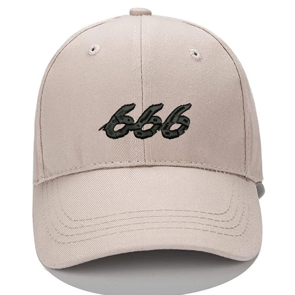 Evil 666 devil Men Women Unisex Baseball Cap Classic Low Profile Adjustable Strapback Baseball Cap Dad-Hat