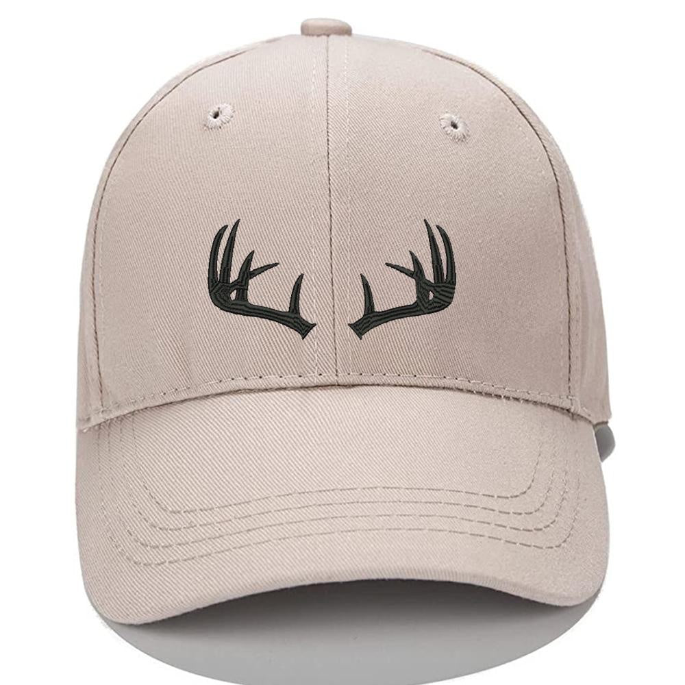 Deer Antlers Men Women Unisex Baseball Cap Classic Low Profile Adjustable Strapback Baseball Cap Dad-Hat