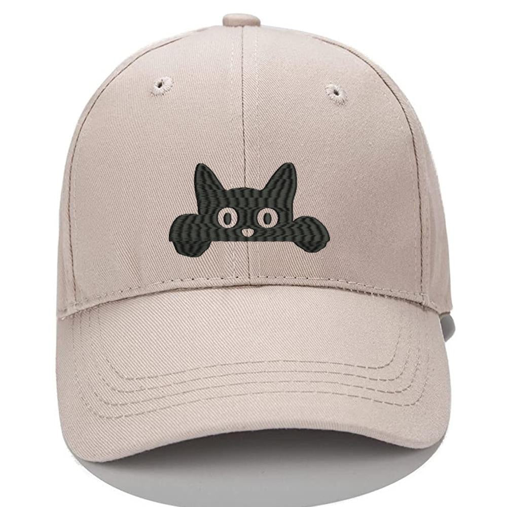 Cut Cat Men Women Unisex Baseball Cap Classic Low Profile Adjustable Strapback Baseball Cap Dad-Hat